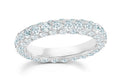 Graziela Gems Diamond 3-Sided Band in 18kt White Gold