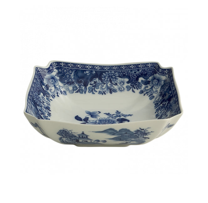 Mottahedeh Imperial Blue Scalloped Bowl