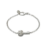 Gucci "GG Marmont" Silver Key Station Bracelet