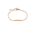 Gucci "Link to Love" 18kt Rose Gold Bar Women's Bracelet