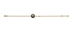 "Interlocking G" 18kt Yellow Gold Diamond Chain Bracelet