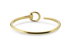 "Horsebit" 18kt Yellow Gold Cuff Bracelet