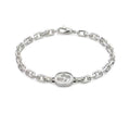 Gucci "Interlocking G" Sterling Silver Bracelet
