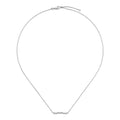 Gucci "Link to Love" 18kt White Gold Diamond Necklace
