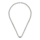 Gucci "Interlocking G" Sterling Silver Pendant Necklace
