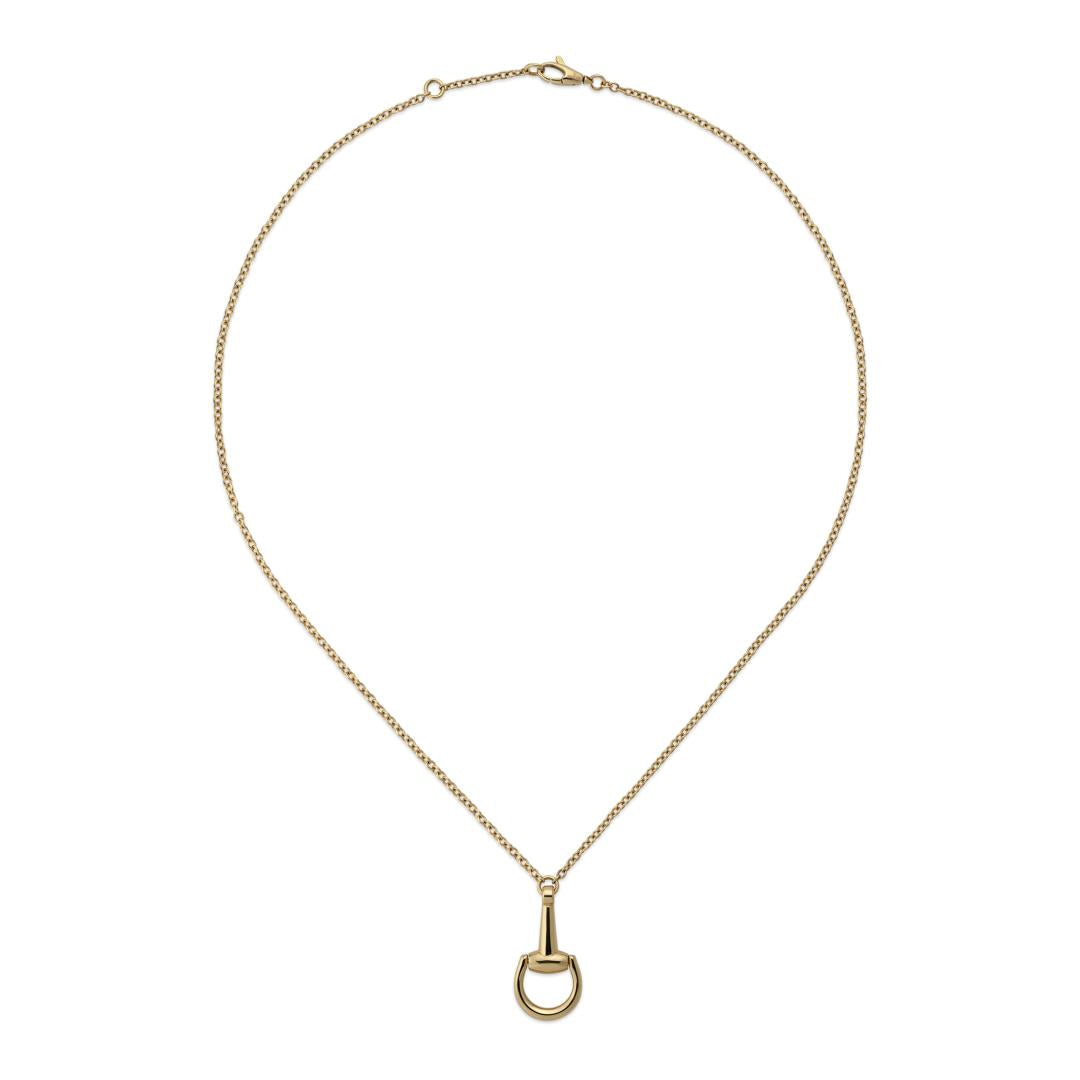 Gucci "Horsebit"  18kt Yellow Gold Chain Necklace
