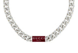 Gucci Trademark Enamel Chain Necklace