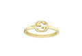 Gucci "Interlocking G" 18kt Yellow Gold Ring (6.5)