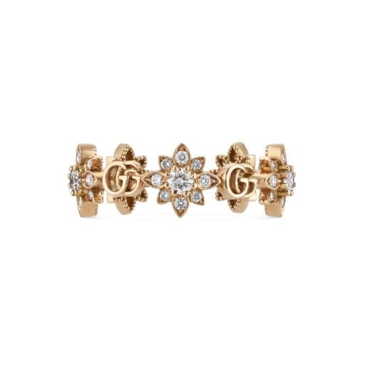 "Flora" 18kt Rose Gold Diamond Ring