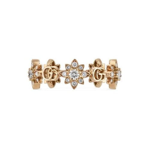 "Flora" 18kt Rose Gold Diamond Ring