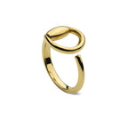 "Horsebit" 18kt Yellow Gold Ring (7.25)