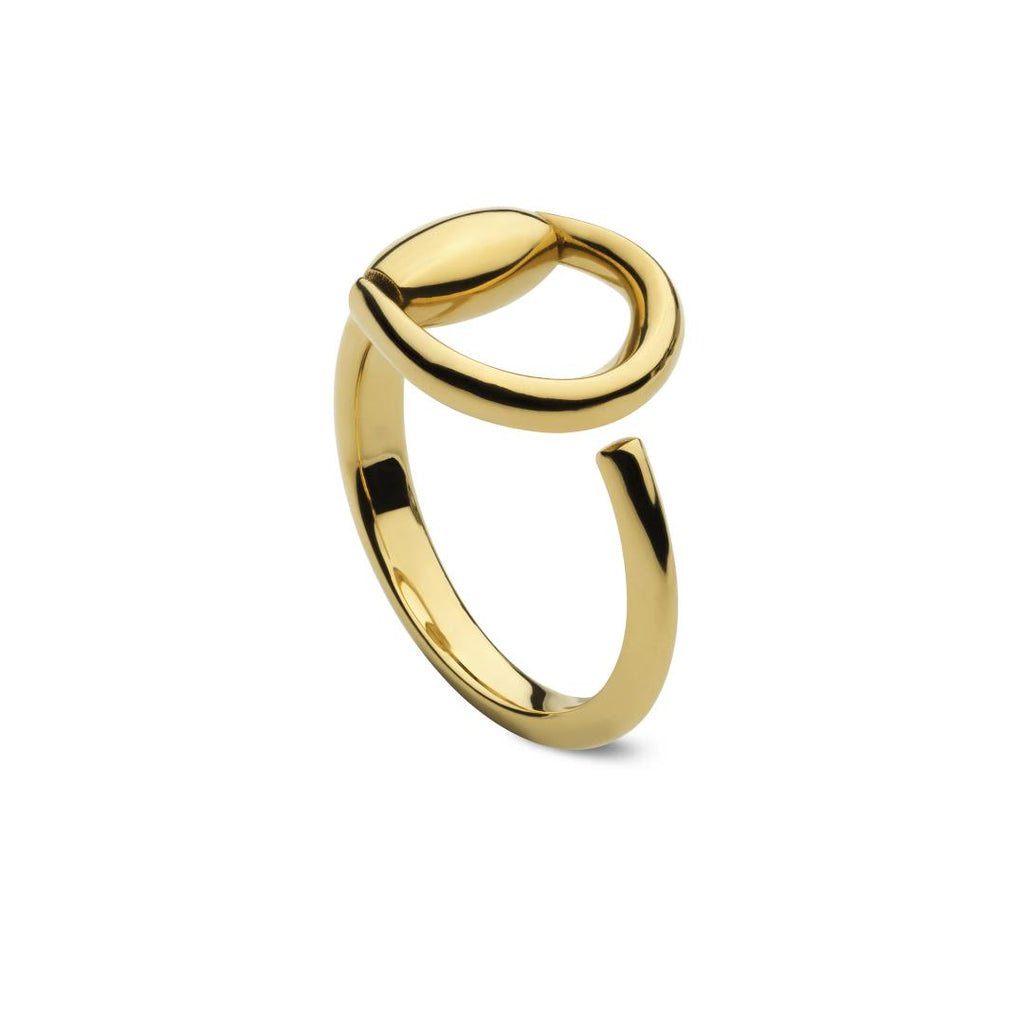 "Horsebit" 18kt Yellow Gold Ring (8)