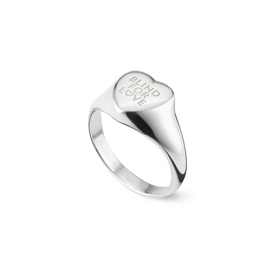 Blind for Love Sterling Silver Ring (6.5)