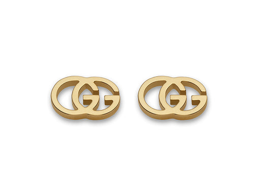 "GG Running" 18kt Yellow Gold Stud Earrings