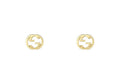 Gucci "Interlocking G" 18k Yellow Gold Stud Earrings
