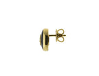 "Interlocking G" 18kt Yellow Gold Diamond Stud Earrings