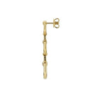 "Horsebit" 18kt Yellow Gold Drop Earrings