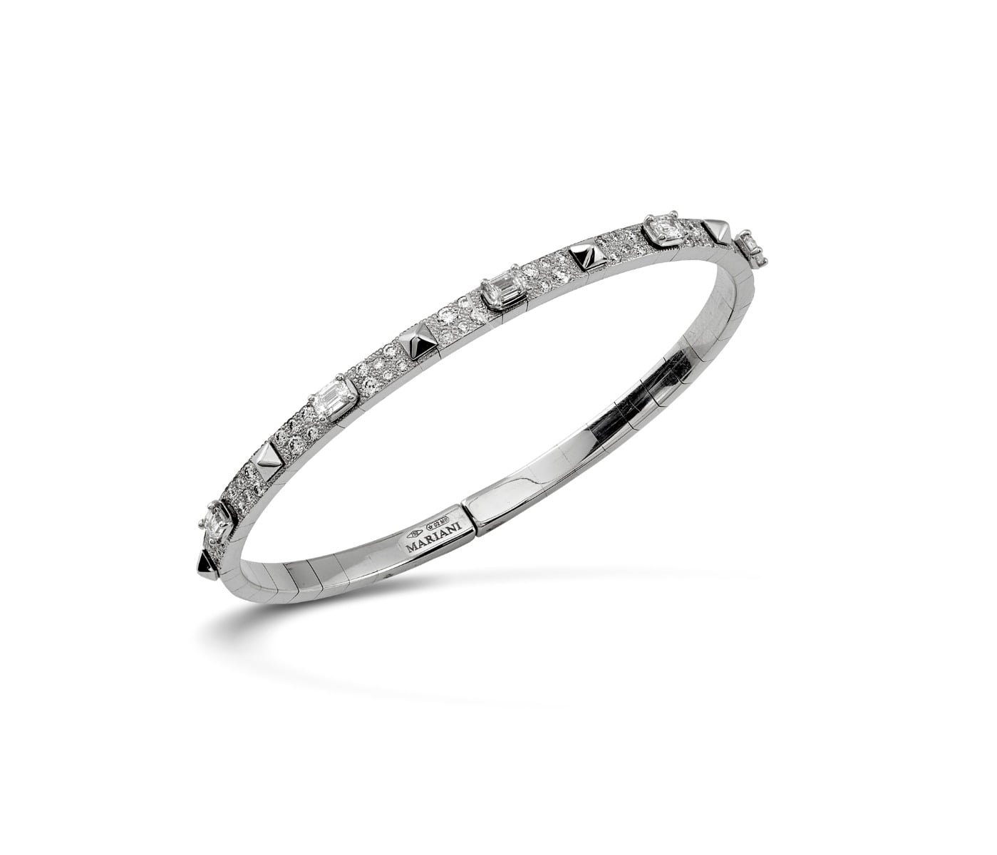 Roma Diamond Bracelet in 18K White Gold