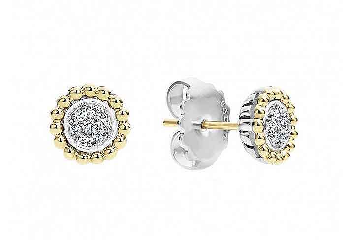 LAGOS "Caviar Lux" Diamond Stud Earrings
