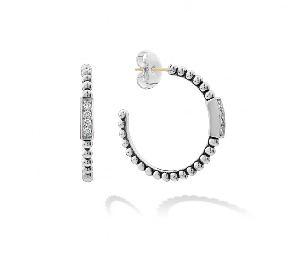 LAGOS "Caviar Spark" Hoop Earrings