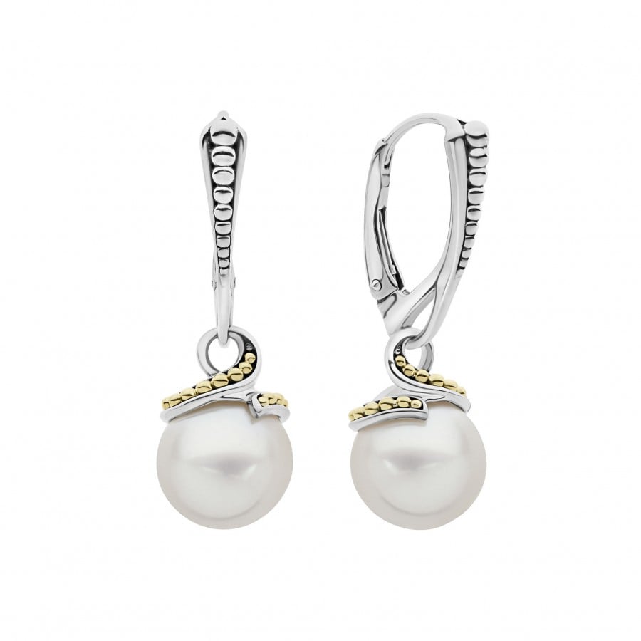 LAGOS "Luna" Freshwater Pearl Drop Earrings 