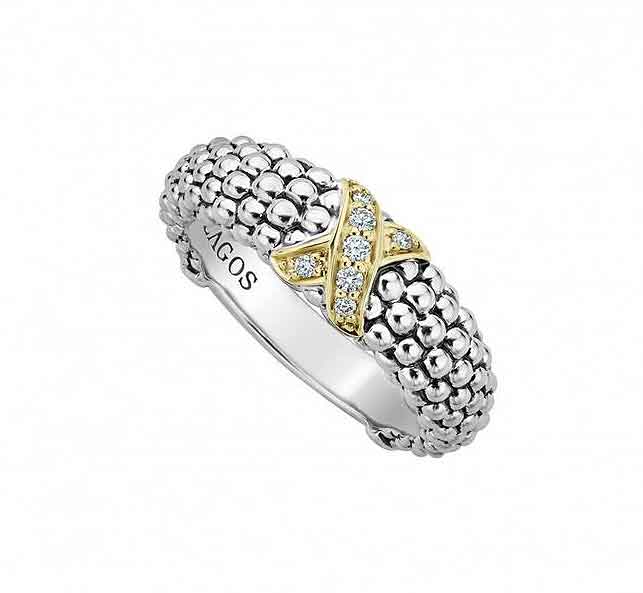 LAGOS "Embrace" Diamond X Ring (7)