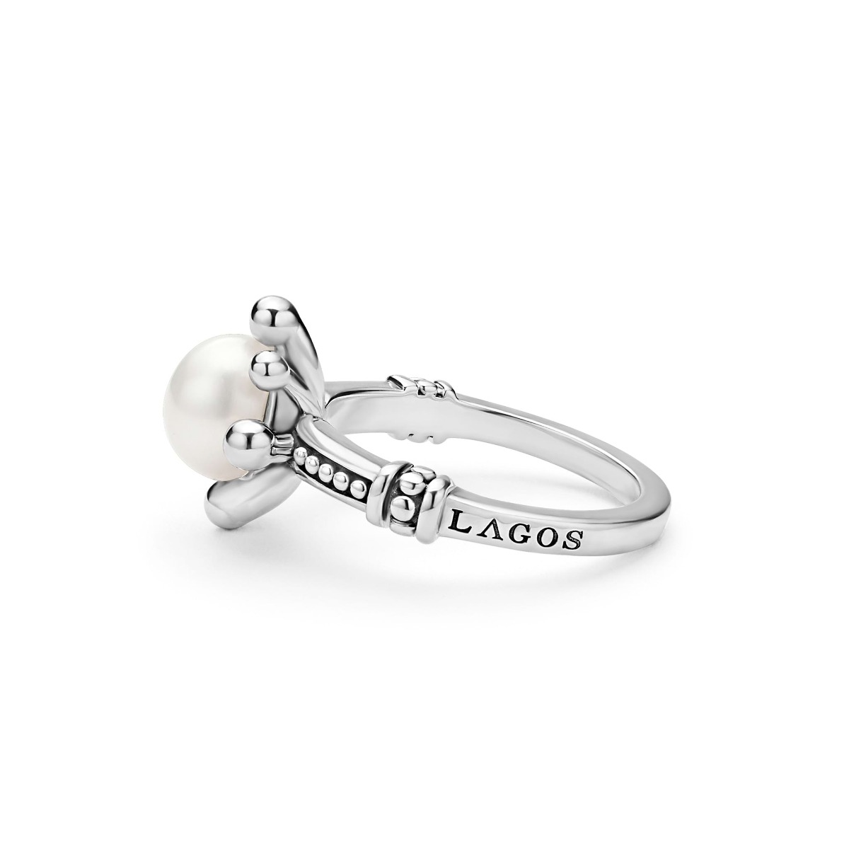 "Luna" Fleur Pearl Ring (7)