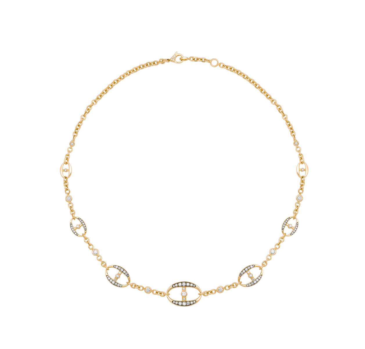 Marinani Marina Diamond Necklace in 18kt Yellow Gold