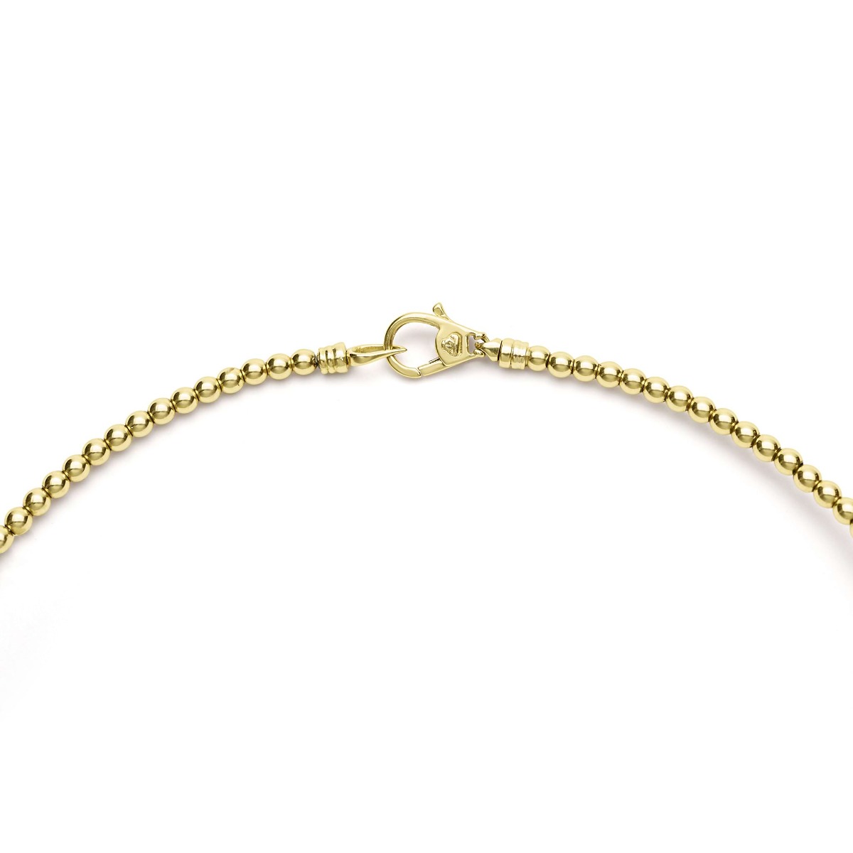 "Caviar Gold" Beaded Collar 16" Necklace