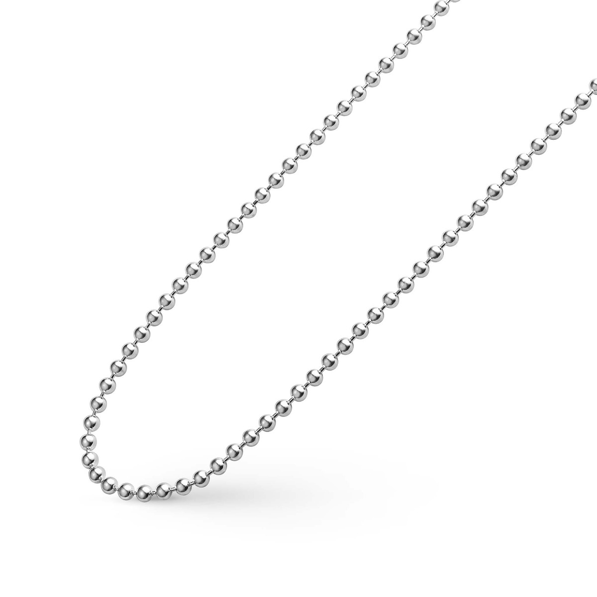 "Signature Caviar" Beaded Chain 16-18" Necklace