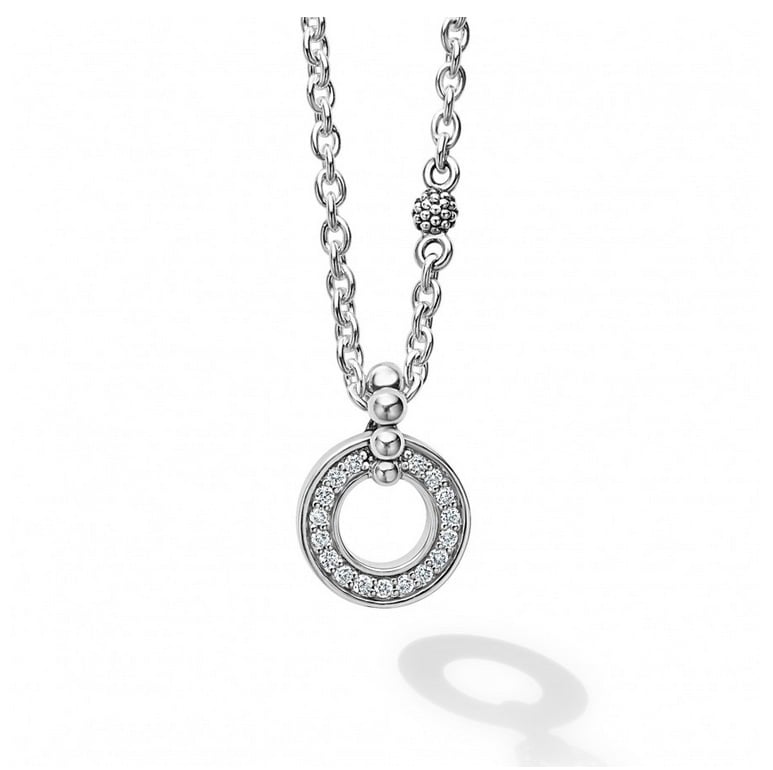 LAGOS "Caviar Spark" Diamond Circle Necklace 