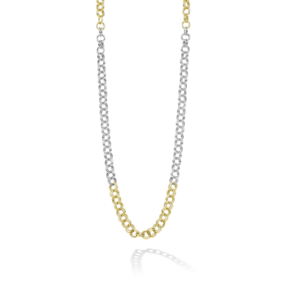 "Anthem" Two-Tone High Jinks Link Chain Necklace