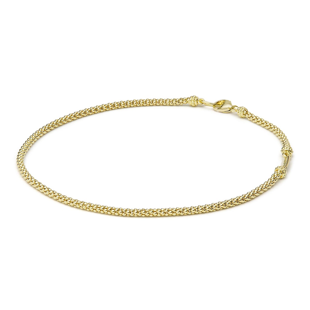 "Anthem" 18kt Gold Caviar Bracelet