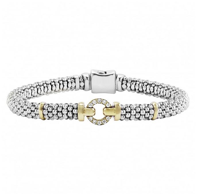 LAGOS "Enso" Single Circle Diamond Bracelet