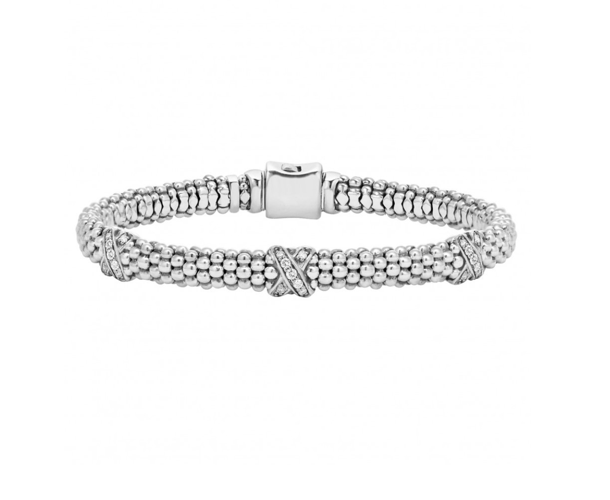 LAGOS "Caviar Lux" Diamond Bracelet 