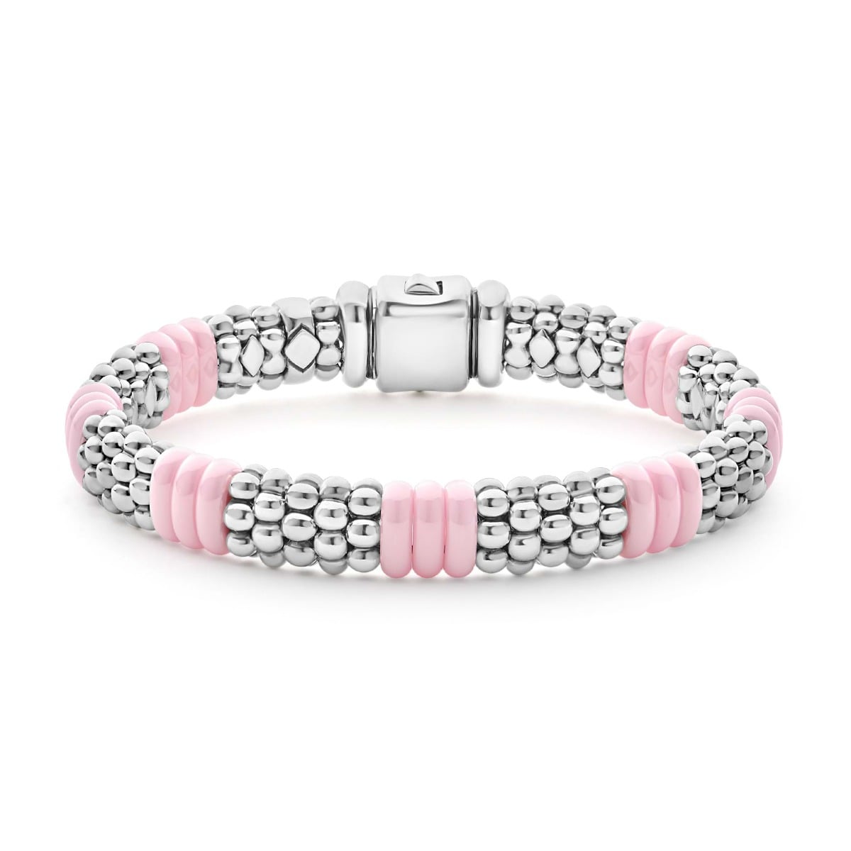 LAGOS "Pink Caviar" Ceramic Caviar Beaded Bracelet, Size 7 | Louis Anthony Jewelers