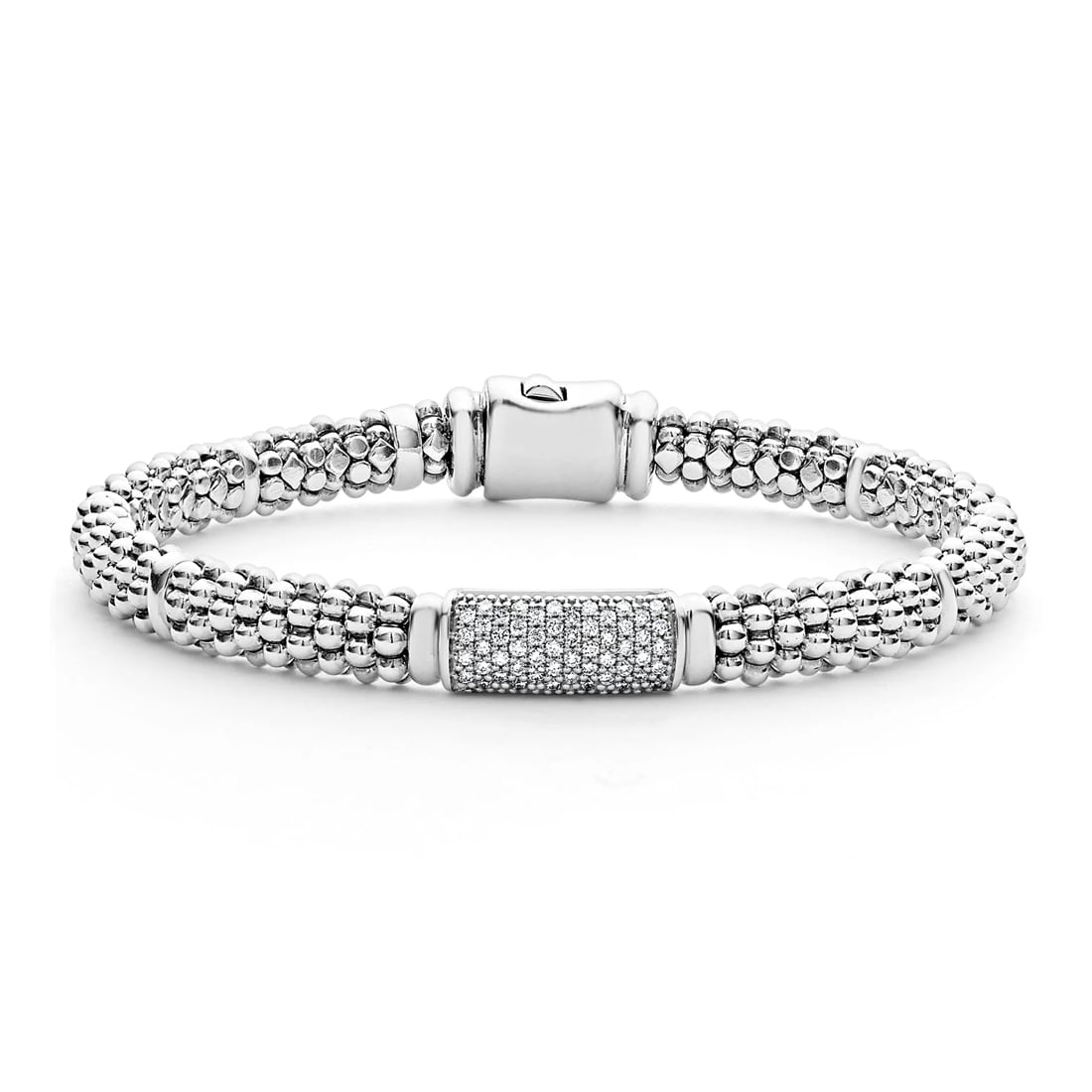 "Signature Caviar" 6mm Caviar Diamond Bracelet
