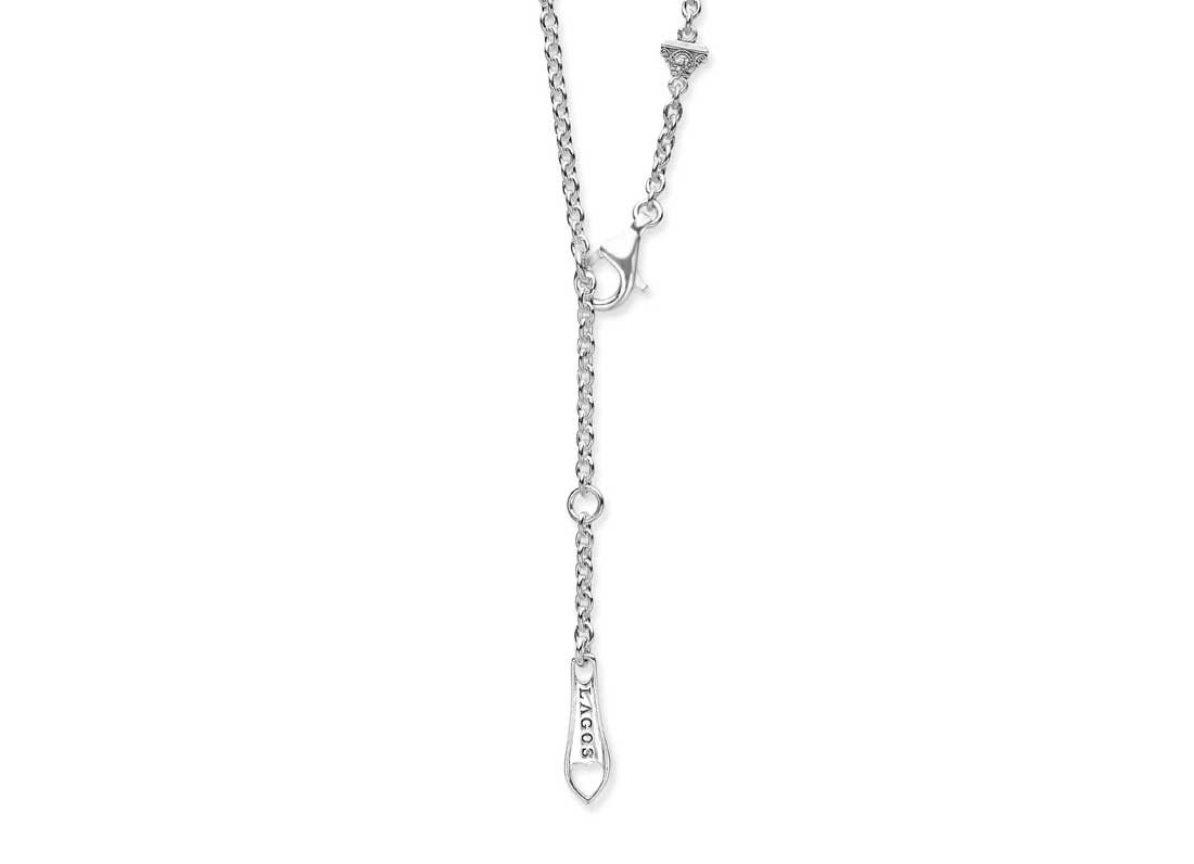 LAGOS "Caviar Lux" Diamond Heart Pendant Necklace