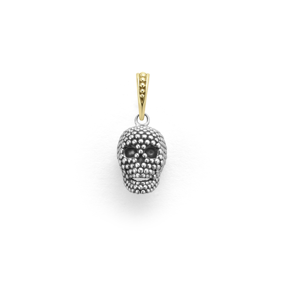LAGOS "Anthem" Caviar Beaded Skull Amulet