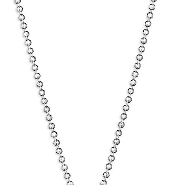 Phillips House White Gold Diamond Cut Ball Chain