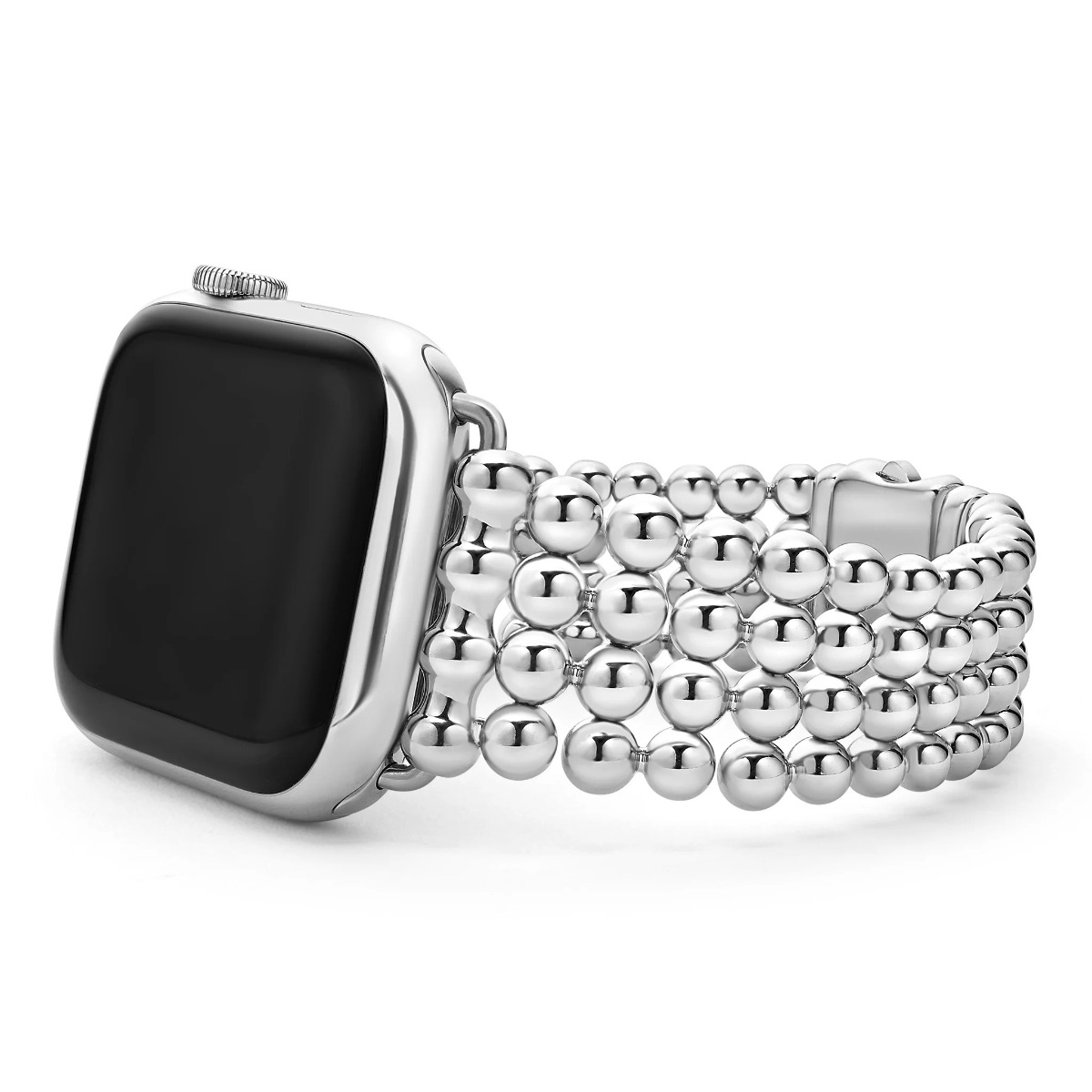 LAGOS "Smart Caviar" Stainless Steel Infinite Caviar Beaded Watch Bracelet - 38-45mm