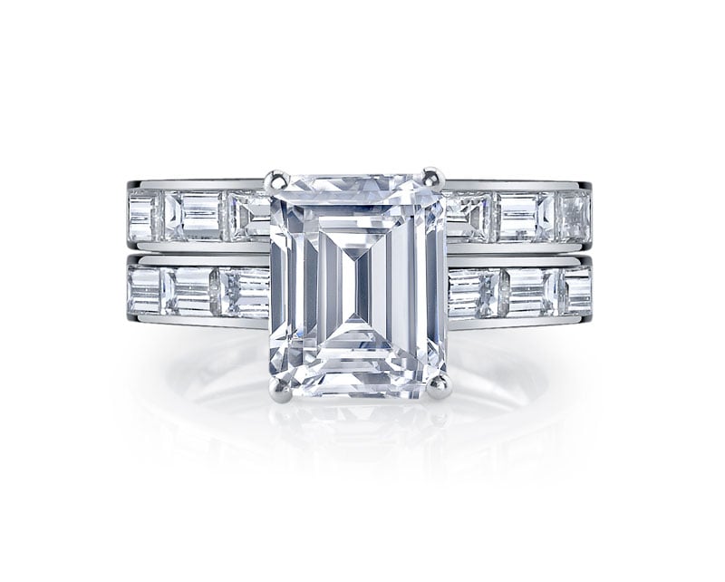 18kt White Gold Eternity Set