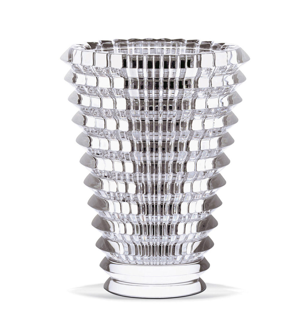 Baccarat Medium Eye Vase -Clear Crystal