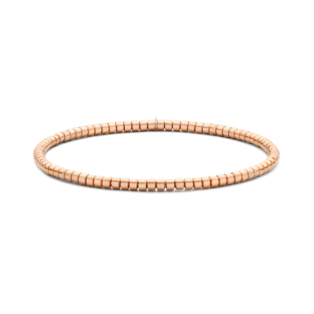 Hulchi Belluni "Tresore" Stretch Men's Bracelet in 18kt Rose Gold
