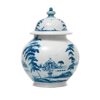 10" Ginger Jar - Delft Blue