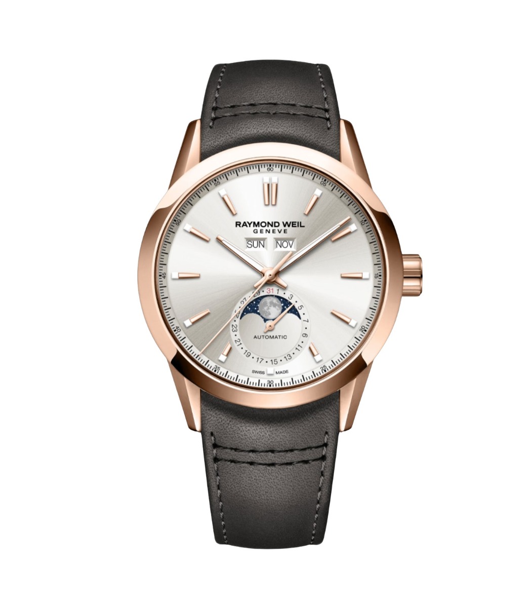 Raymond Weil "Freelancer" Complete Calendar Dune Sunray Dial Watch