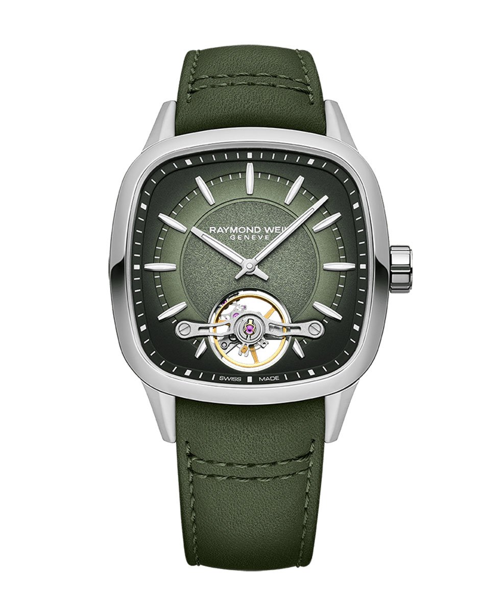 Raymond Weil "Freelancer" Men's Calibre RW1212 Green Automatic Watch