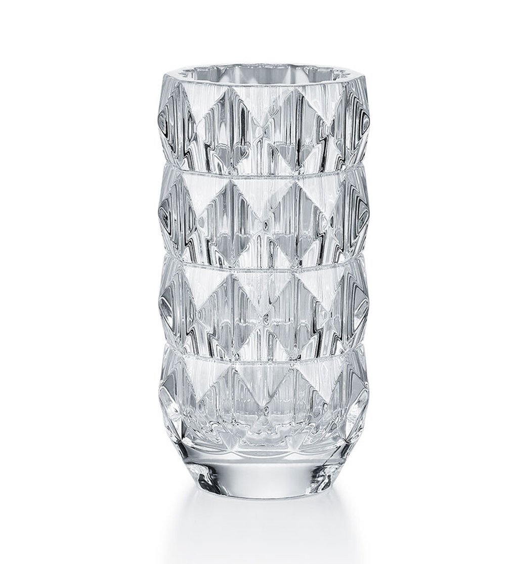 Baccarat Louxor Round Vase - Clear Crystal