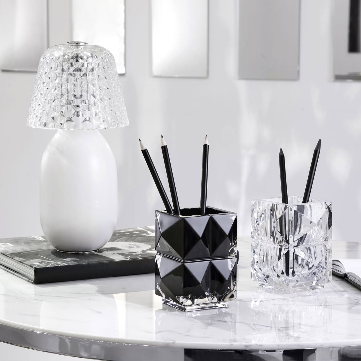 Louxor Clear Pencil Holder