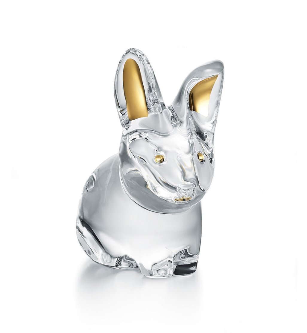 Baccarat Minimals Crystal Rabbit, Clear